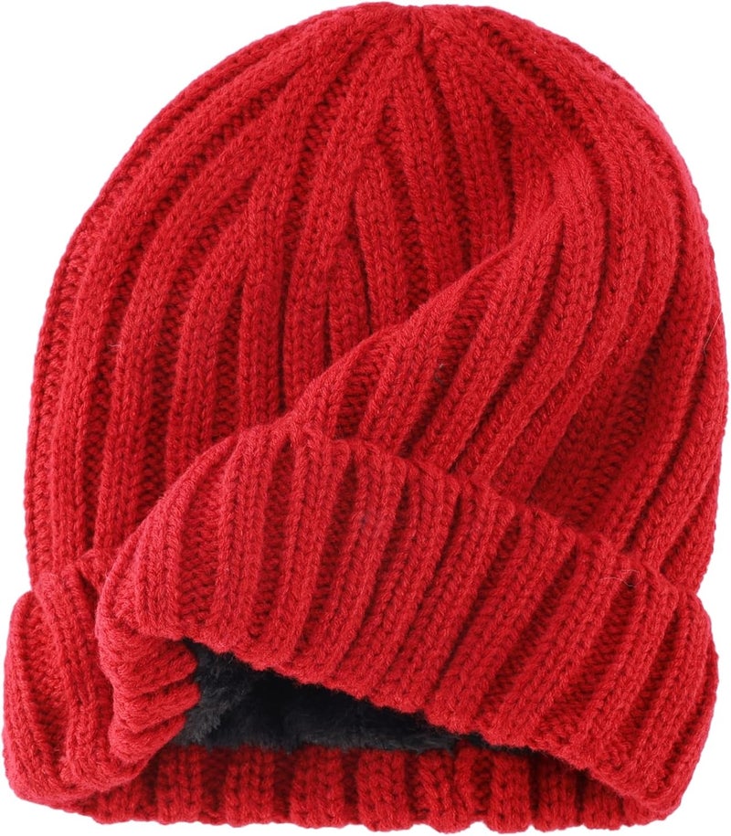 Connectyle 3 PCS Fleece Lined Cold Weather Set, Warm Winter Beanie Hat, Long Scarf and Touchscreen Gloves for Men & Women - Image 5